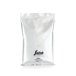Load image into Gallery viewer, A silver packaging bag of Segafredo Zanetti Enzo Dark Roast coffee, 210 grams, on a plain background.
